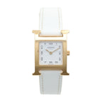 Hermès H Watch · Gold Plated · Quartz