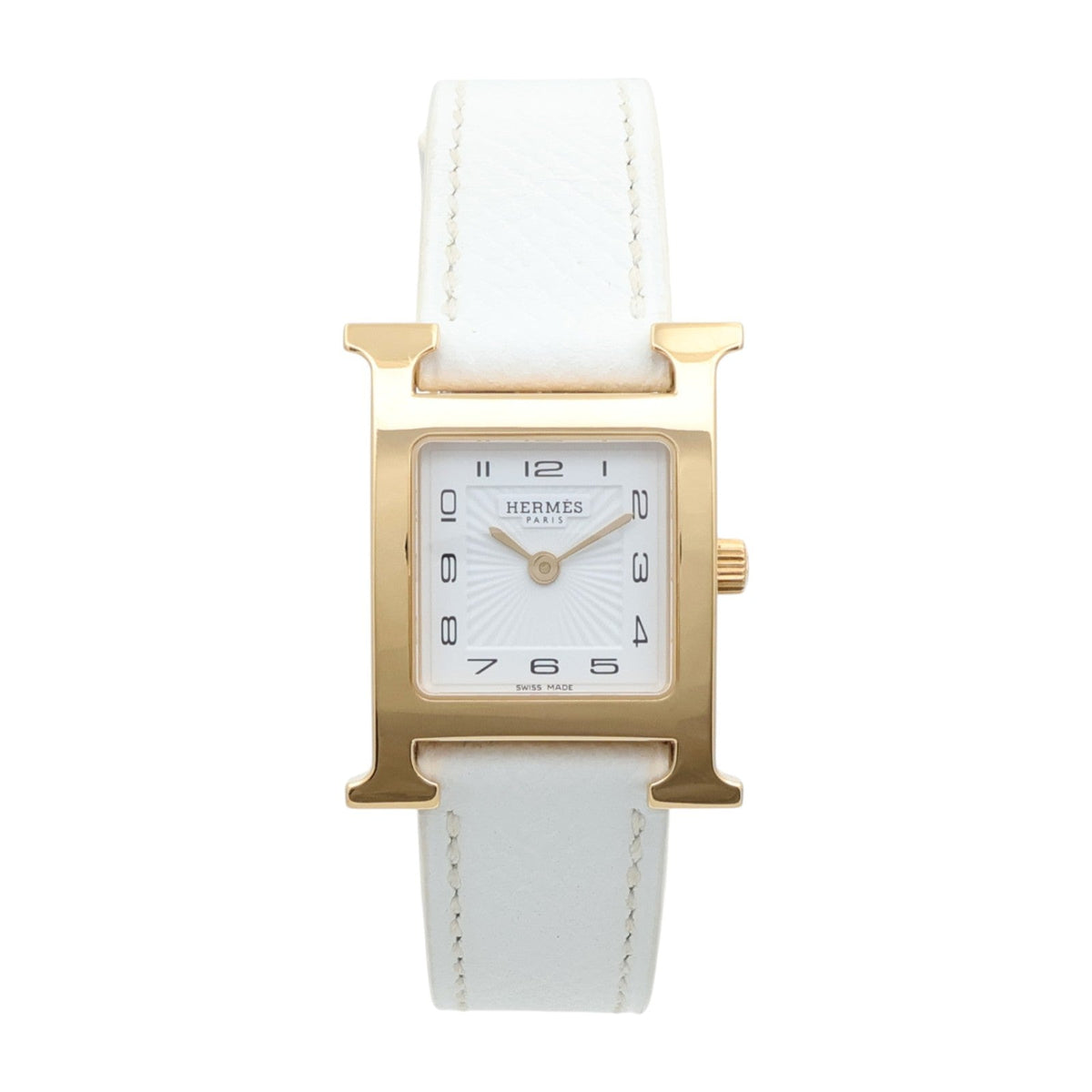 Hermès H Watch · Gold Plated · Quartz