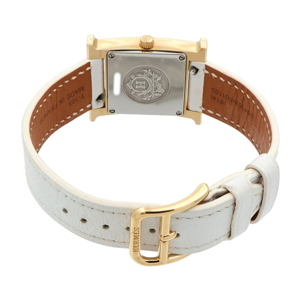Hermès H Watch · Gold Plated · Quartz