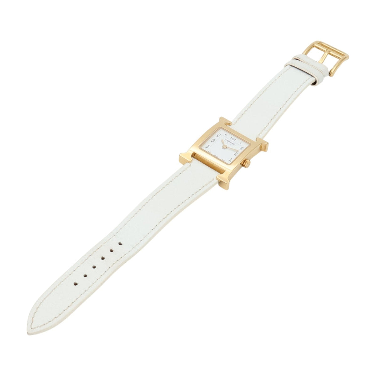 Hermès H Watch · Gold Plated · Quartz