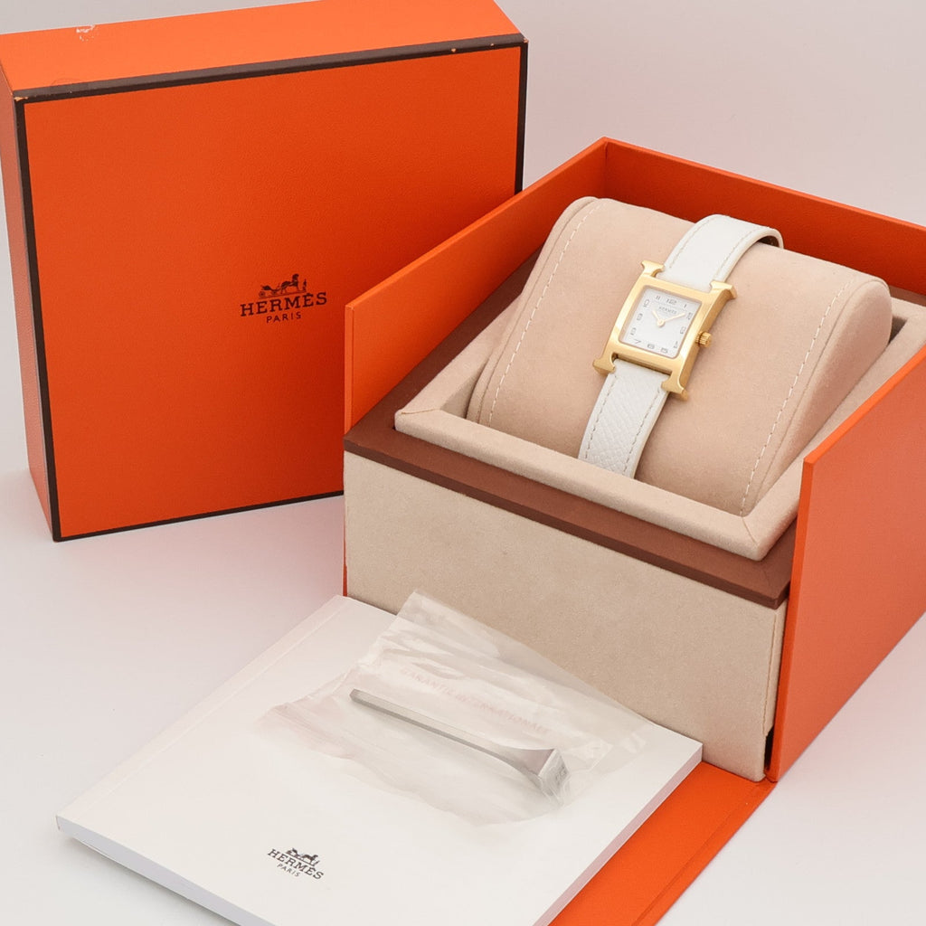Hermès H Watch · Gold Plated · Quartz