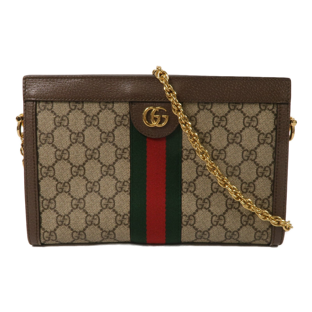 GUCCI Ophidia GG Chain Shoulder · Canvas