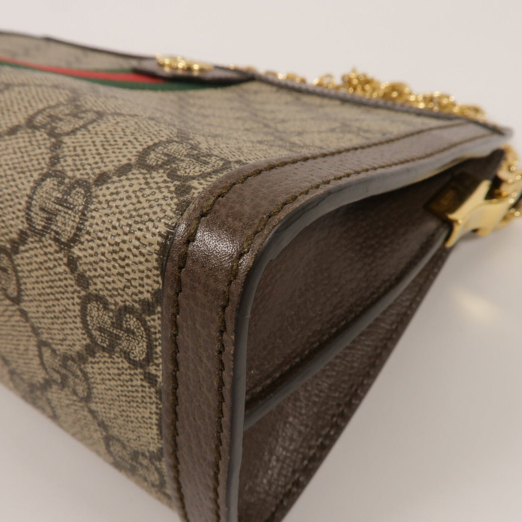 GUCCI Ophidia GG Chain Shoulder · Canvas