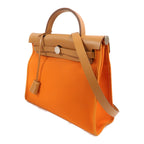 Hermès Herbag PM · Canvas & Calfskin