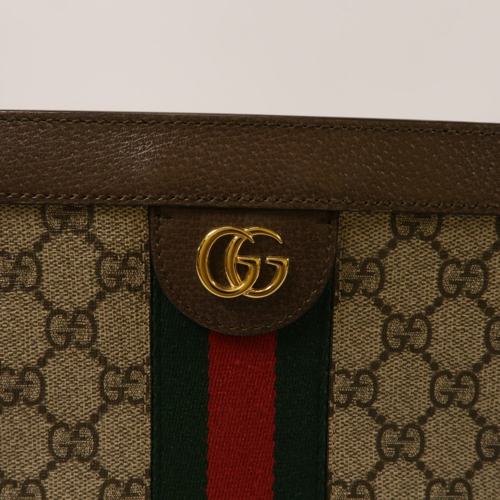 GUCCI Ophidia GG Chain Shoulder · Canvas