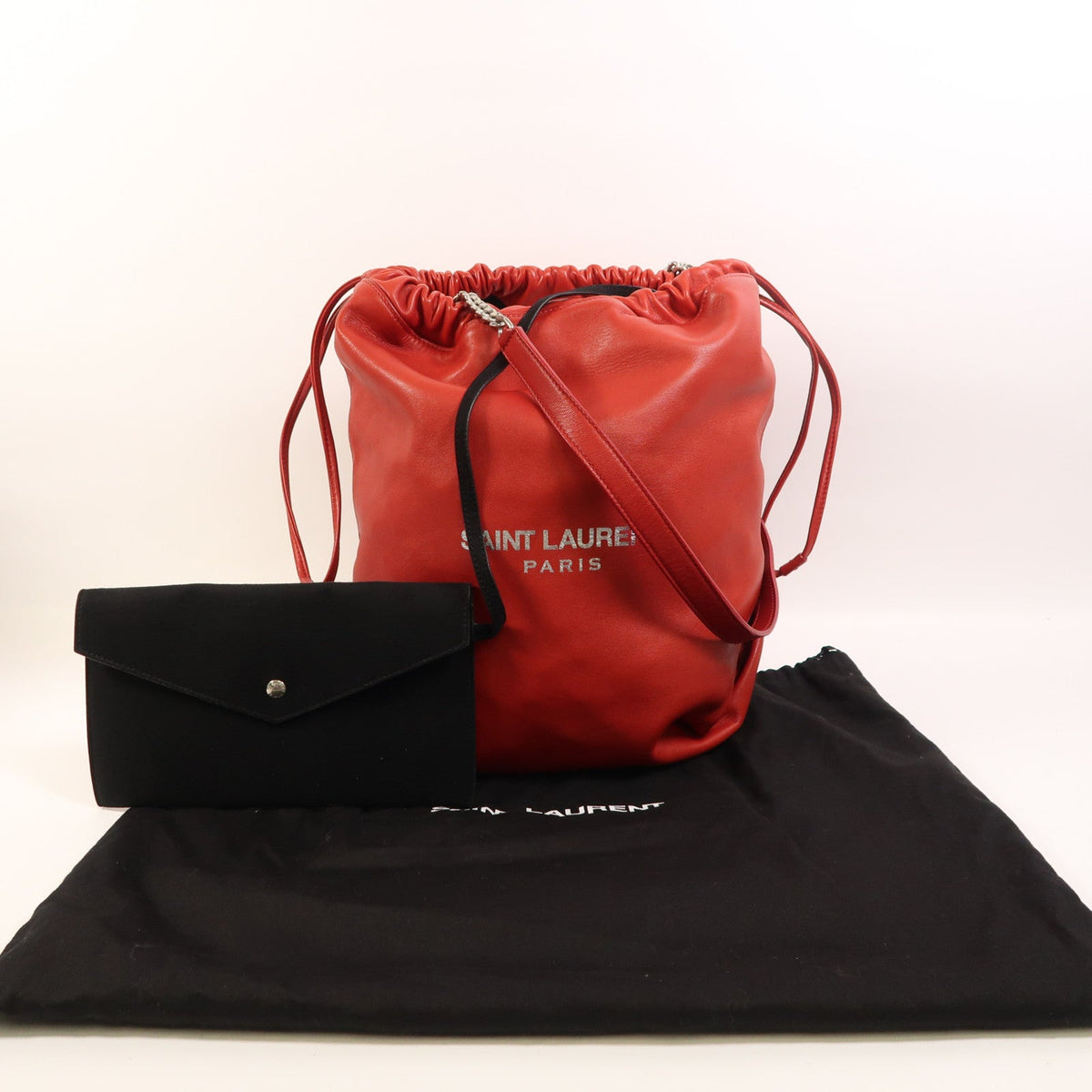 Saint Laurent Teddy Bucket · Lambskin