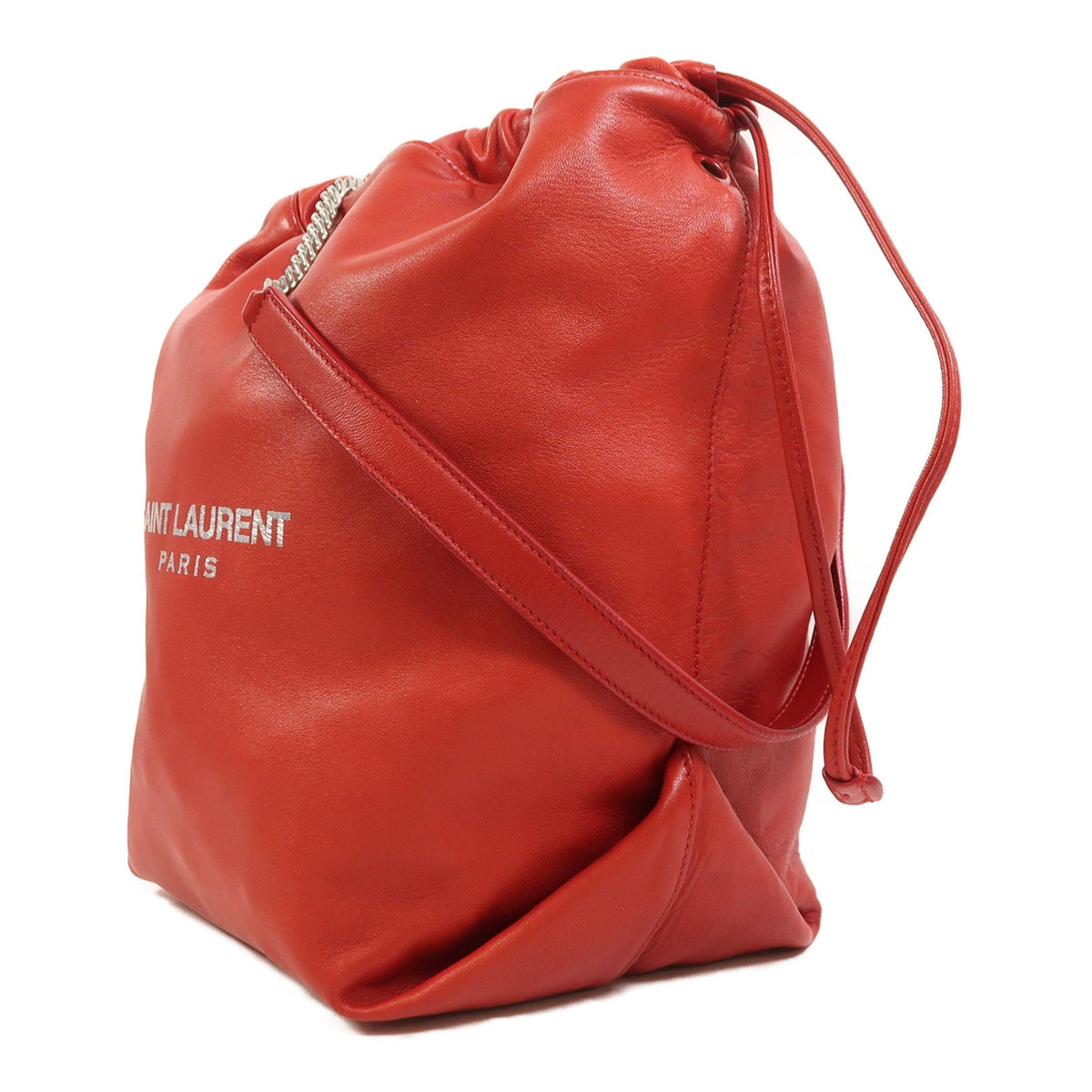 Saint Laurent Teddy Bucket · Lambskin