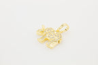 Elephant Cubic Zirconia Pendant 14K Gold Filled Women Fashion Jewelry