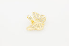 Butterfly 4 Cubic Zirconia Pendant 14K Gold Filled Women Jewelry