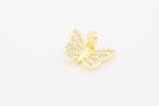 Butterfly 4 Cubic Zirconia Pendant 14K Gold Filled Women Jewelry