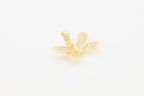 Butterfly 5 Cubic Zirconia Pendant 14K Gold Filled Women Jewelry