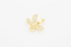 Butterfly 5 Cubic Zirconia Pendant 14K Gold Filled Women Jewelry