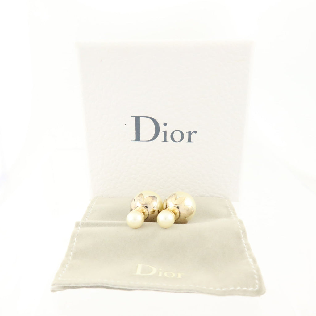 Dior CD Tribals · Pearl & Metal Earrings