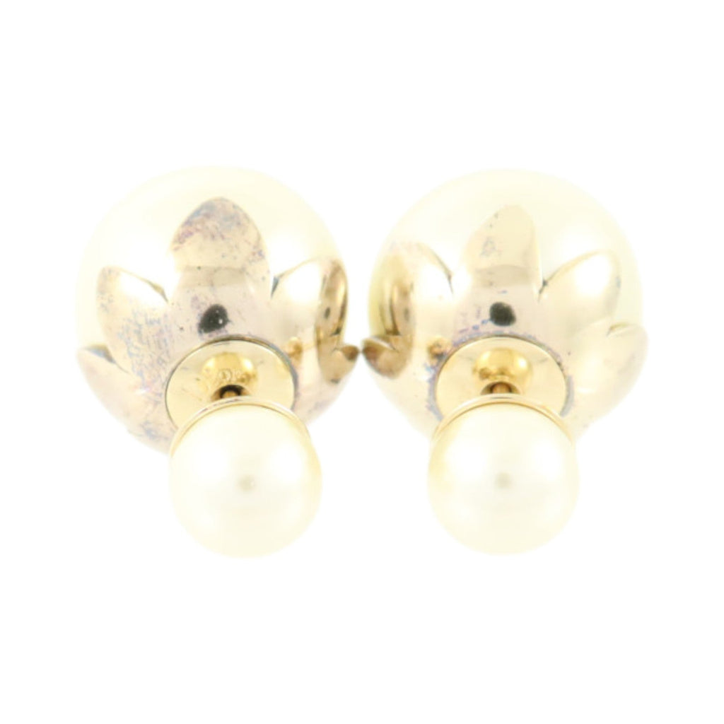 Dior CD Tribals · Pearl & Metal Earrings