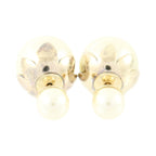Dior CD Tribals · Pearl & Metal Earrings