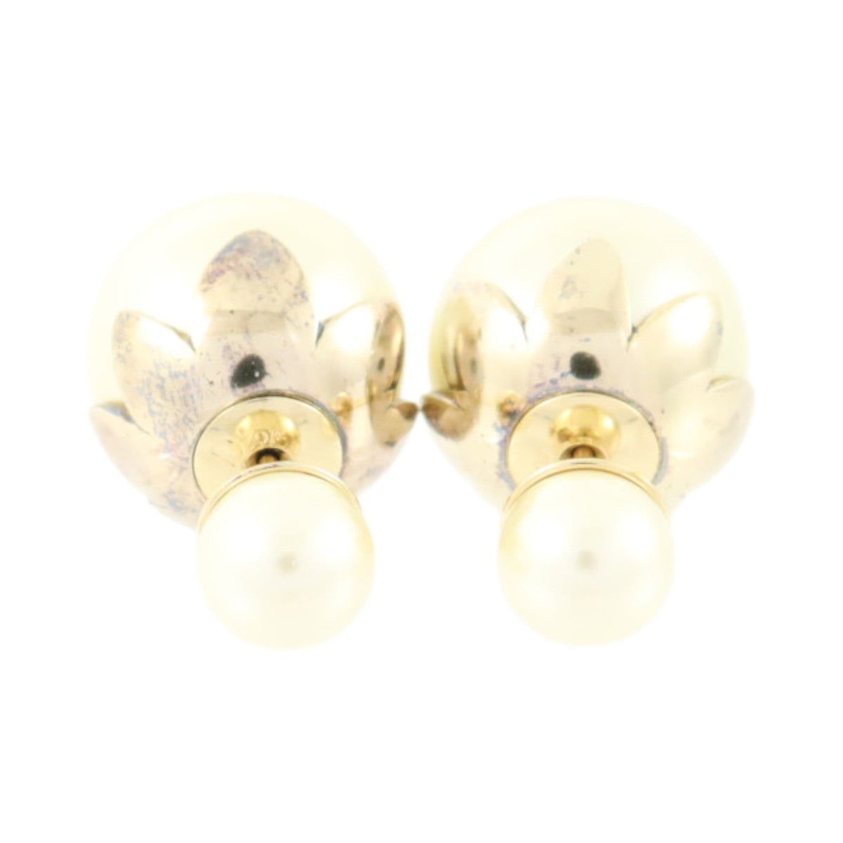 Dior CD Tribals · Pearl & Metal Earrings