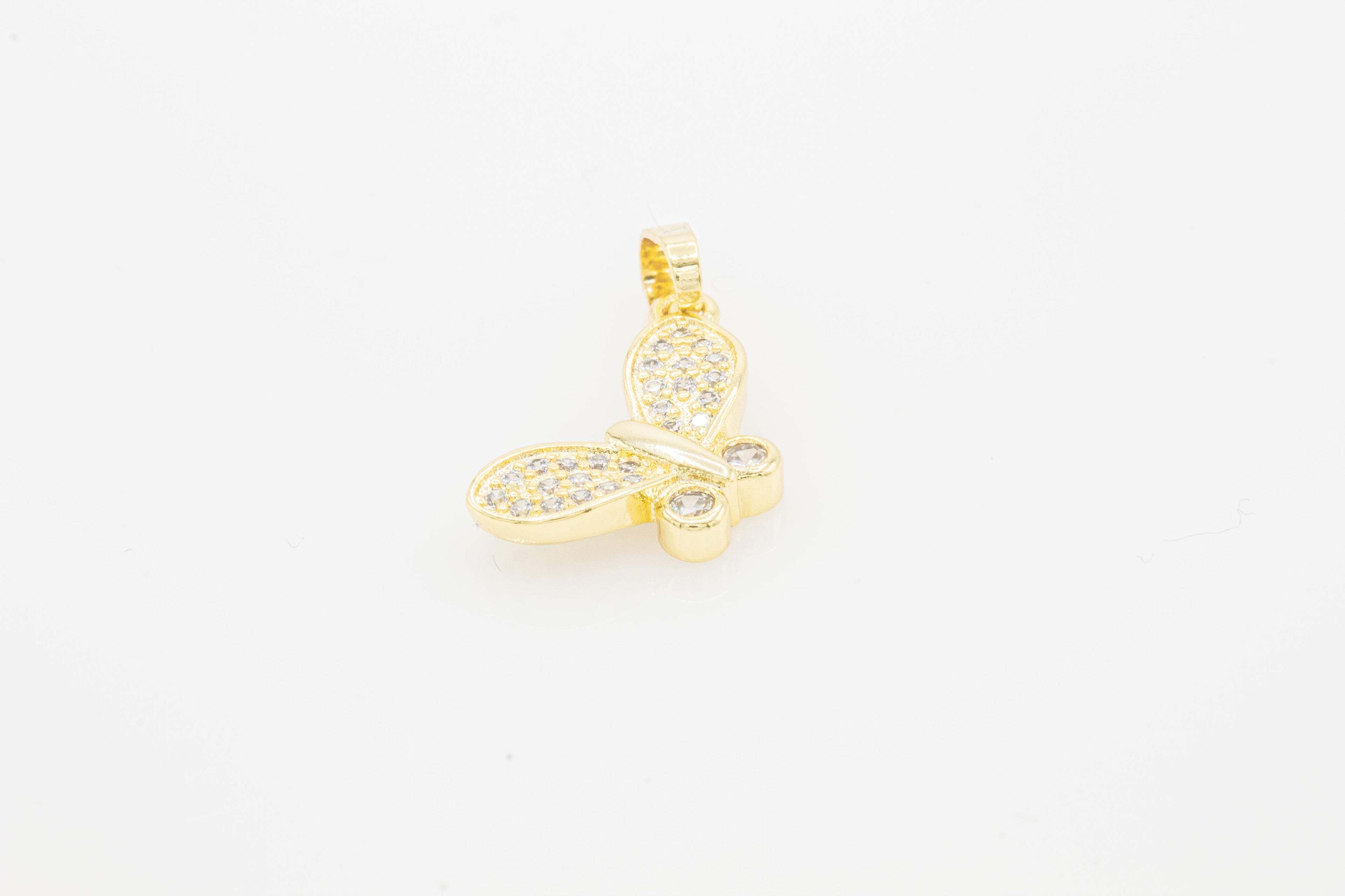 Butterfly 1 Cubic Zirconia Pendant 14K Gold Filled Women Jewelry