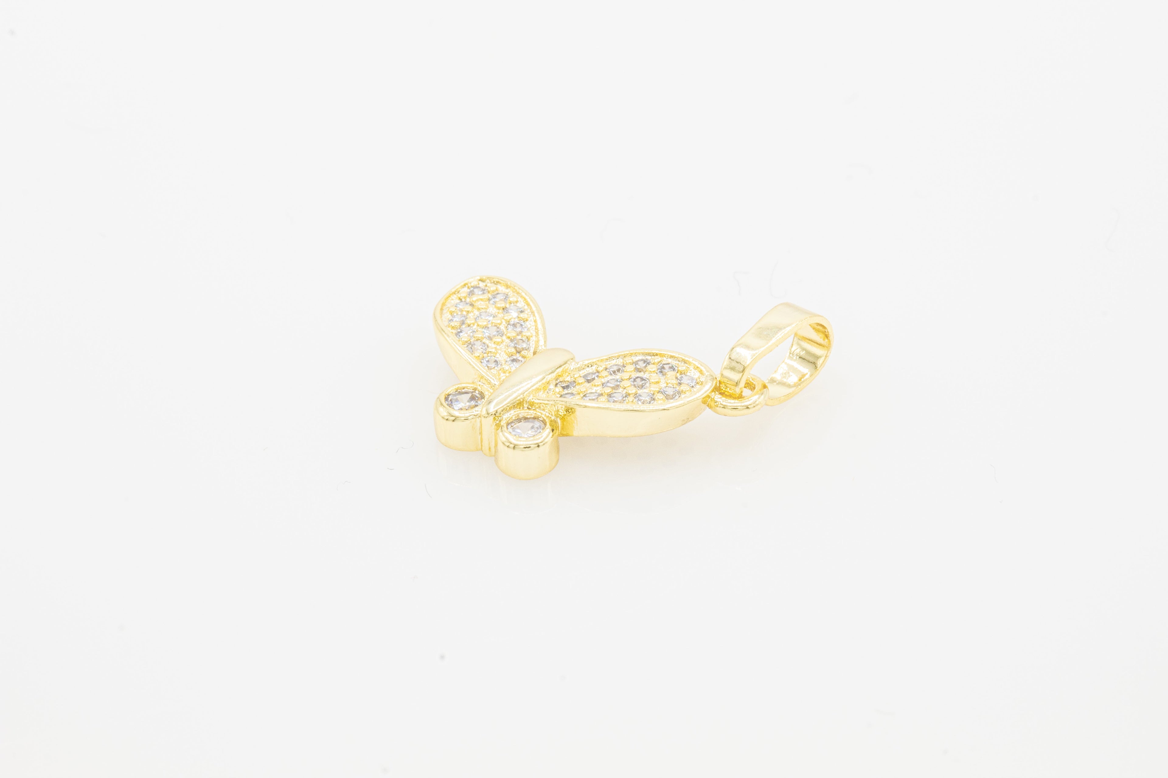 Butterfly 1 Cubic Zirconia Pendant 14K Gold Filled Women Jewelry