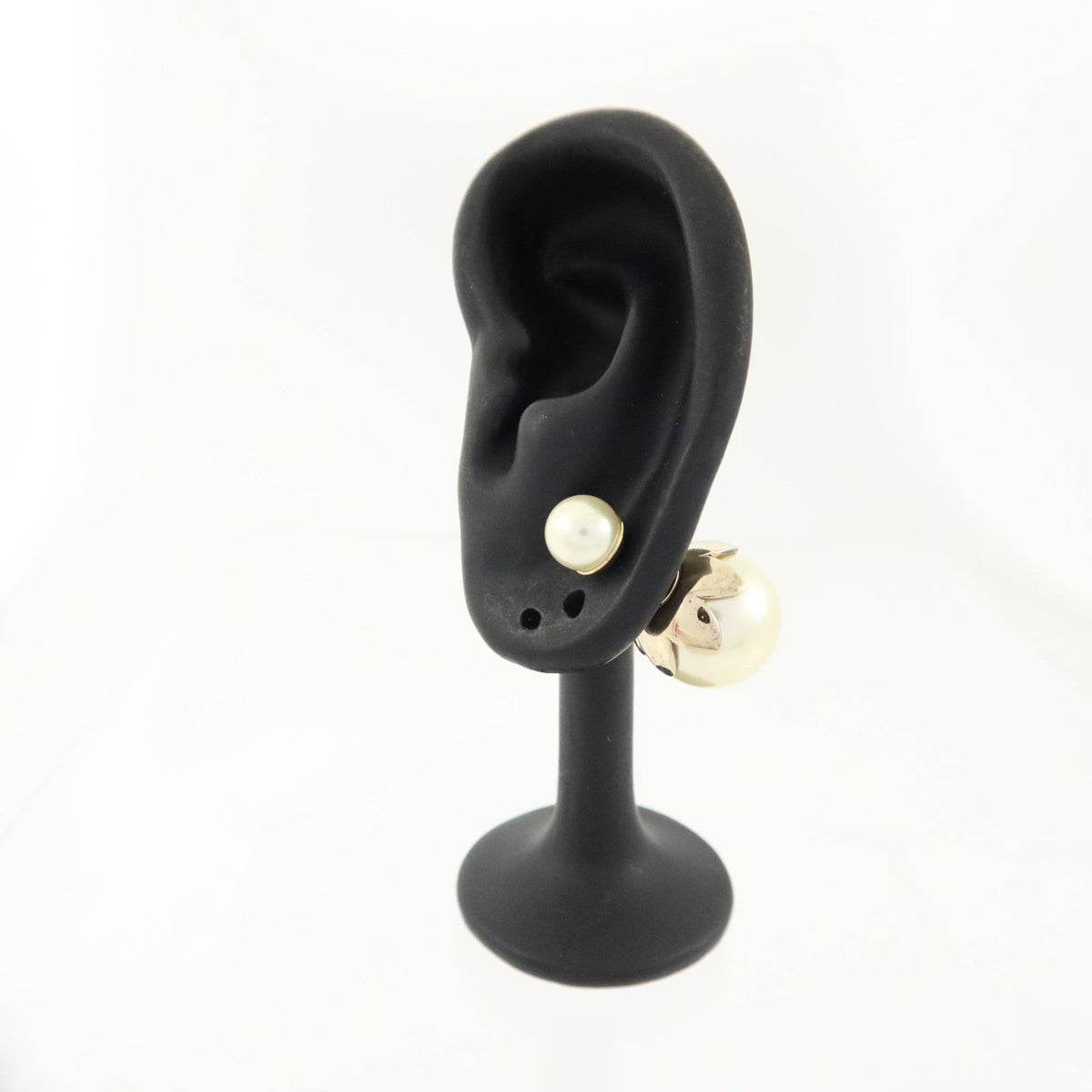 Dior CD Tribals · Pearl & Metal Earrings