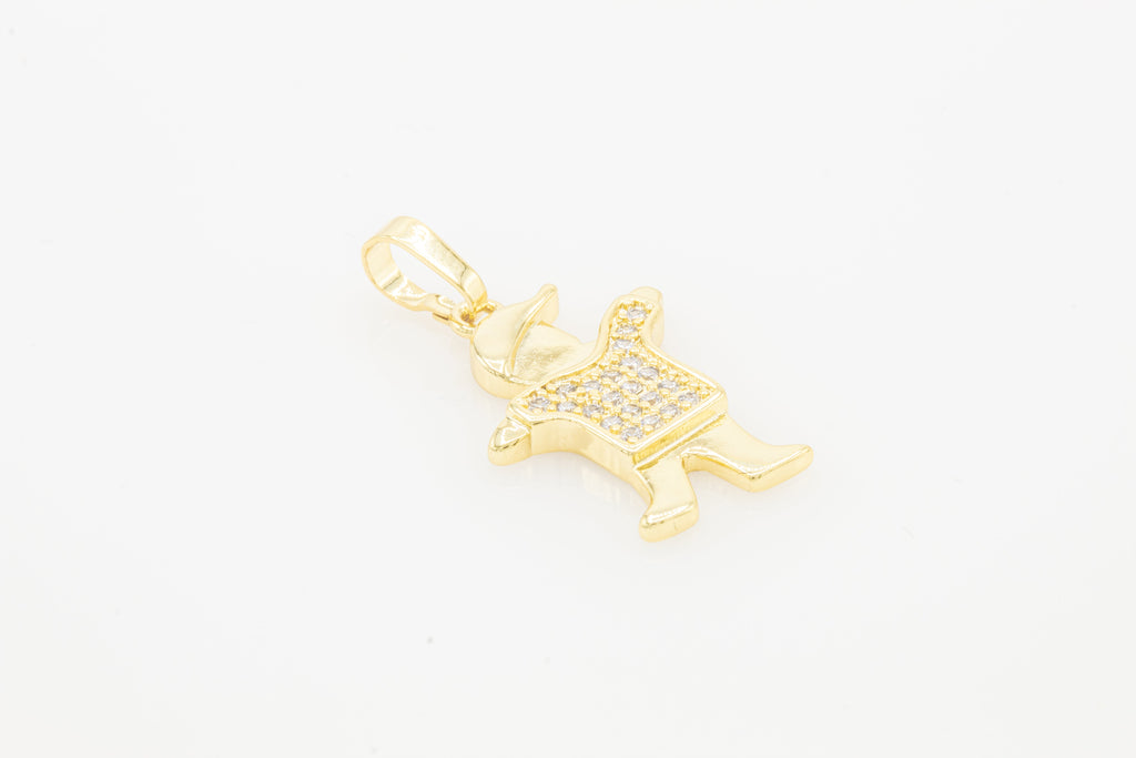 Boy Cubic Zirconia Pendant 14K Gold Filled Women Fashion Jewelry