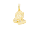 Folded Praying Hands Cubic Zirconia Pendant 14K Gold Filled Women Fashion Jewelry