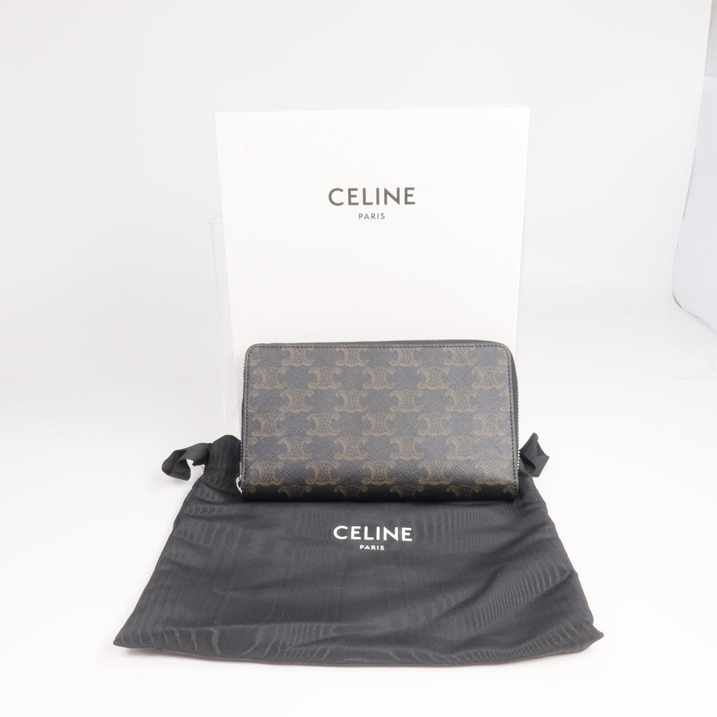 Celine · Coated Canvas Long Wallet