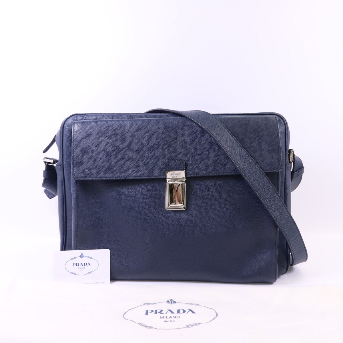Prada Saffiano · Messenger Bag · Calfskin