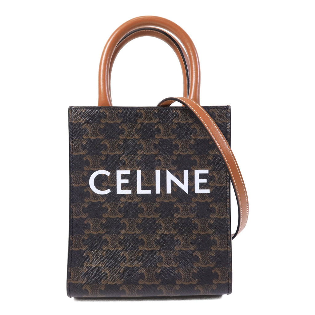 Celine Mini Vertical Cabas · Coated Canvas