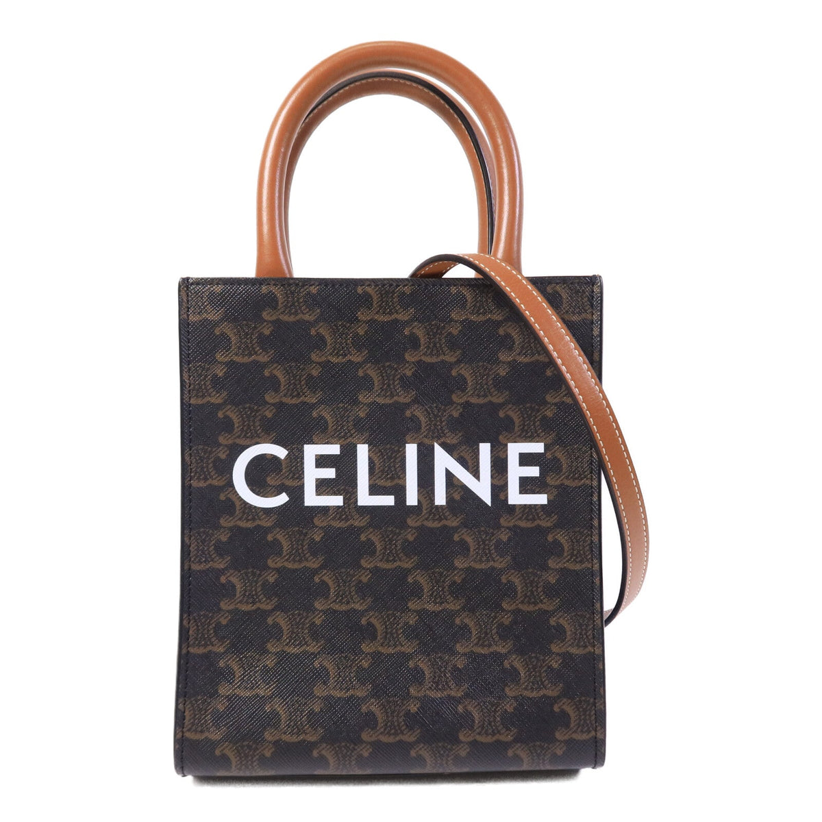 Celine Mini Vertical Cabas · Coated Canvas