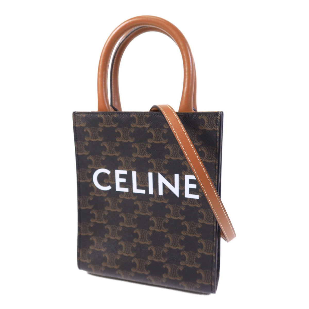 Celine Mini Vertical Cabas · Coated Canvas