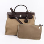 Hermès Herbag PM · Canvas · Étoupe
