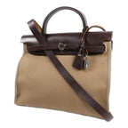 Hermès Herbag PM · Canvas · Étoupe