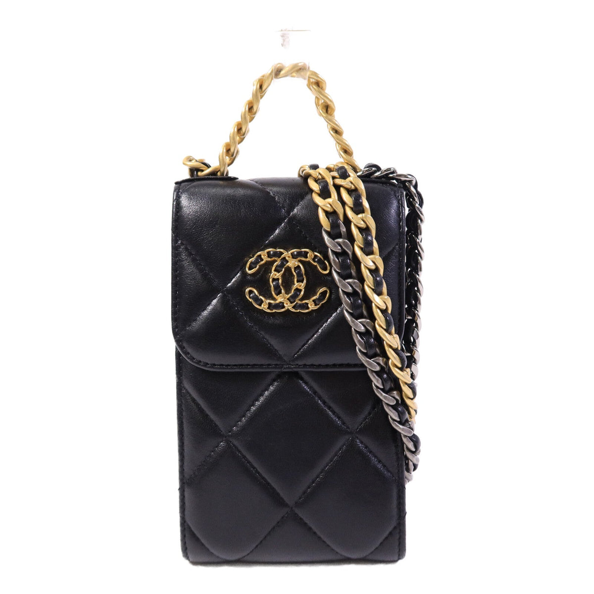 Chanel 19 · Lambskin · Phone Bag