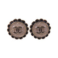 Chanel CC · Enamel Earrings · GHW