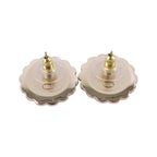Chanel CC · Enamel Earrings · GHW