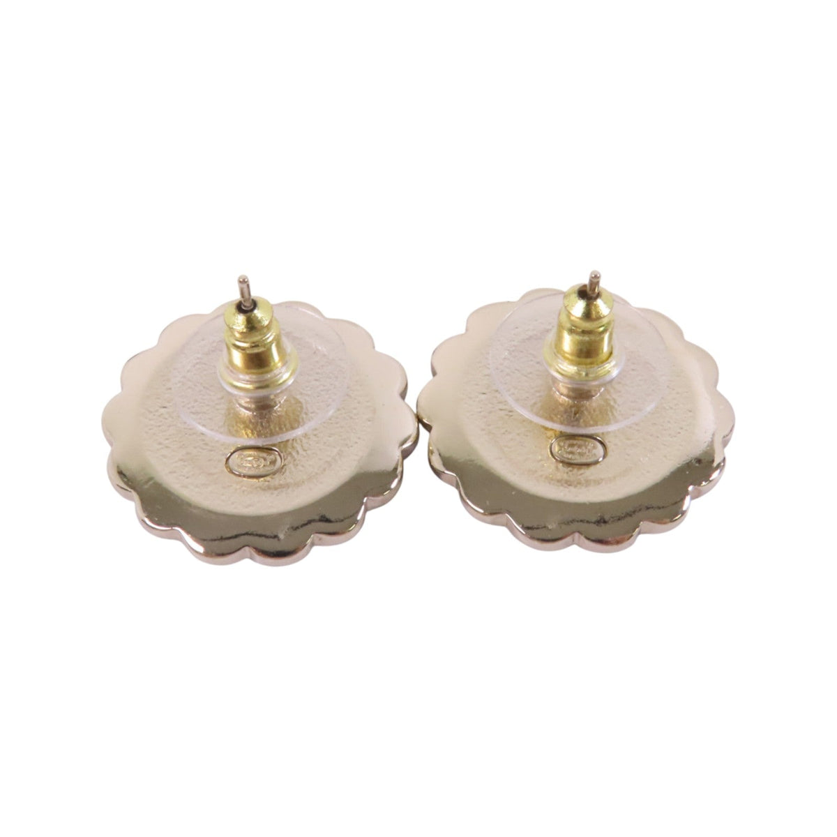 Chanel CC · Enamel Earrings · GHW