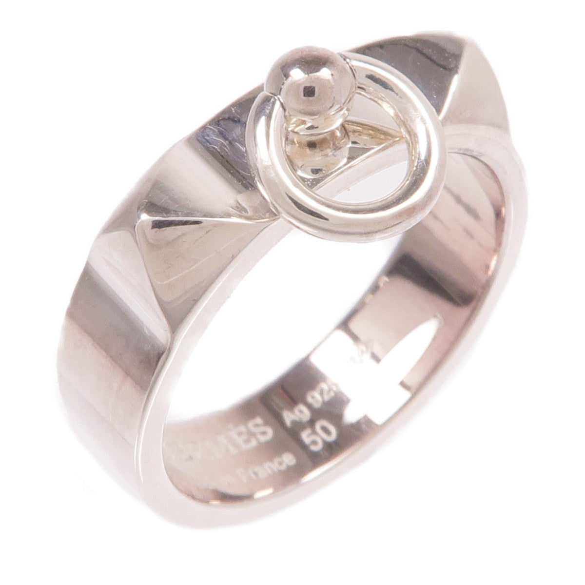 Hermès Collier de Chien · Sterling Silver Ring