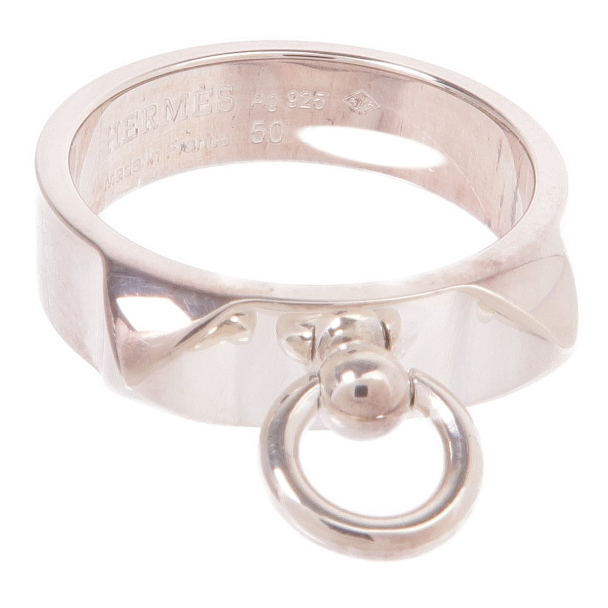 Hermès Collier de Chien · Sterling Silver Ring