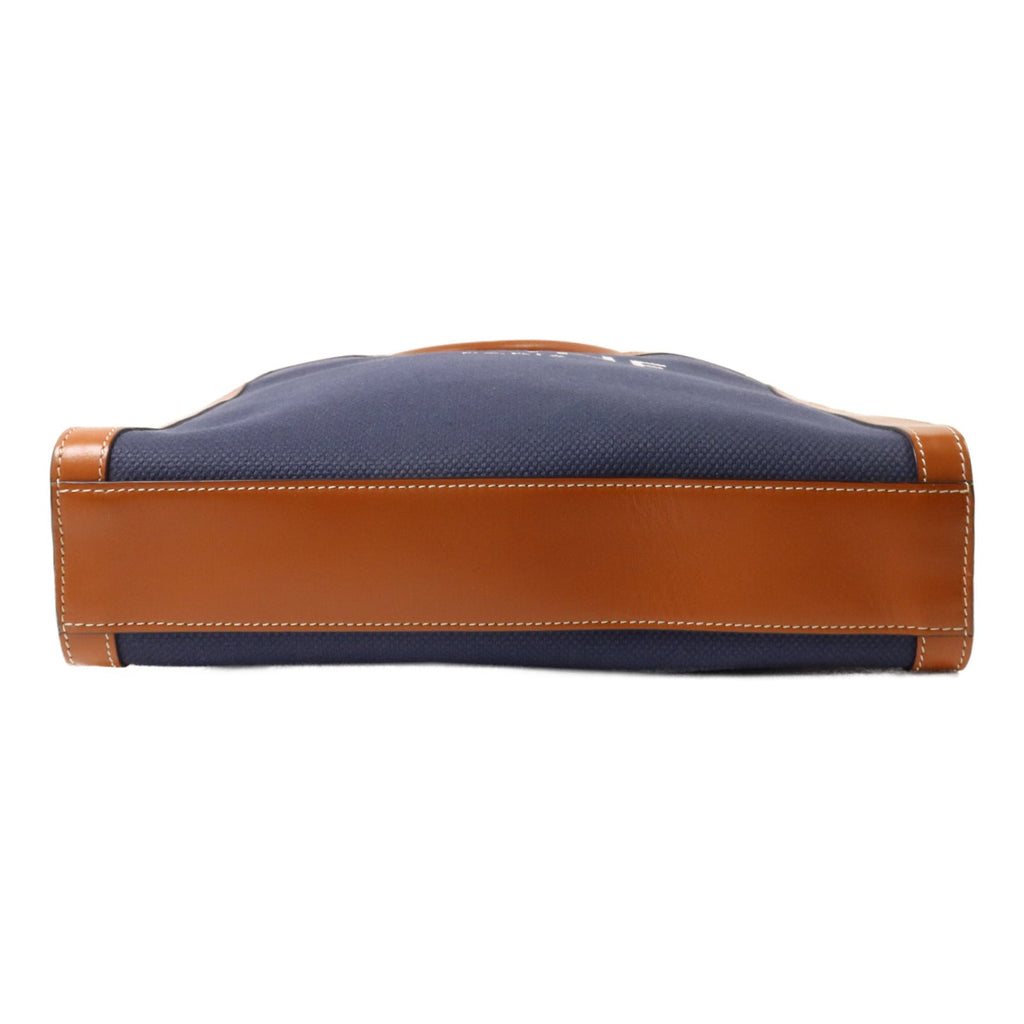 Celine Vertical Cabas · Canvas Calfskin