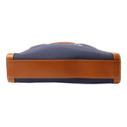 Celine Vertical Cabas · Canvas Calfskin
