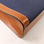 Celine Vertical Cabas · Canvas Calfskin