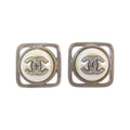 Chanel CC · Strass Earrings · GHW