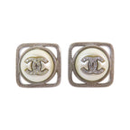 Chanel CC · Strass Earrings · GHW
