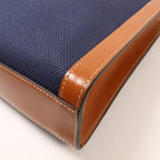 Celine Vertical Cabas · Canvas Calfskin