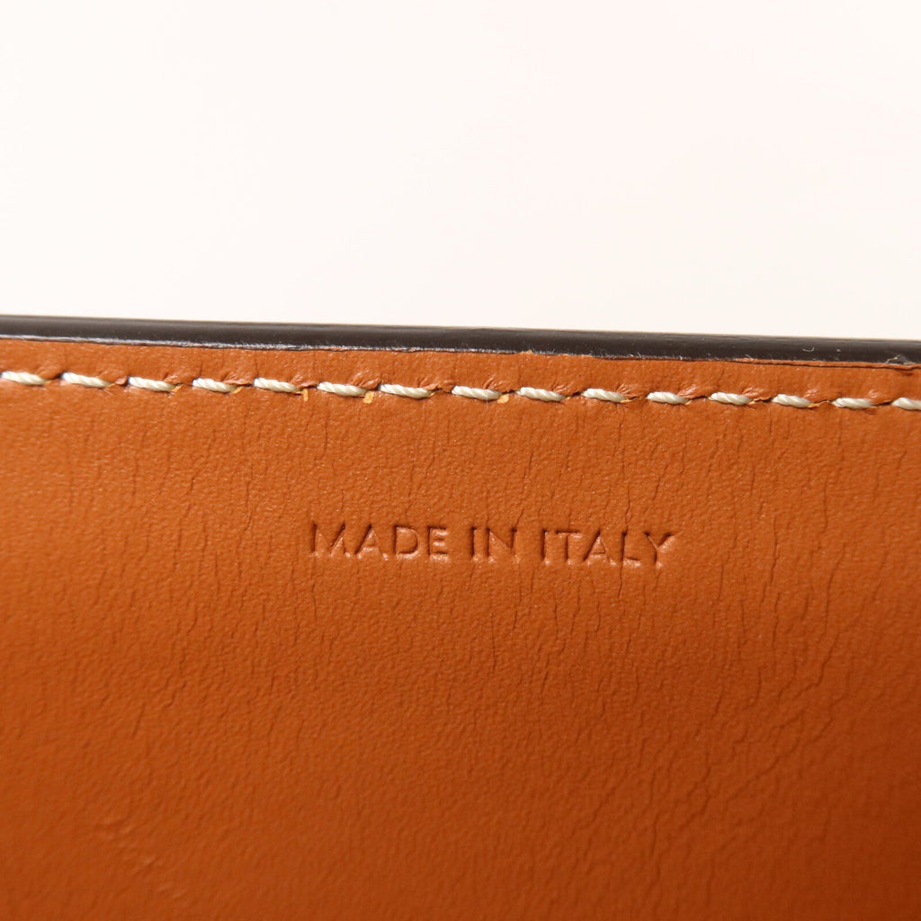 Celine Vertical Cabas · Canvas Calfskin
