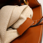Celine Vertical Cabas · Canvas Calfskin