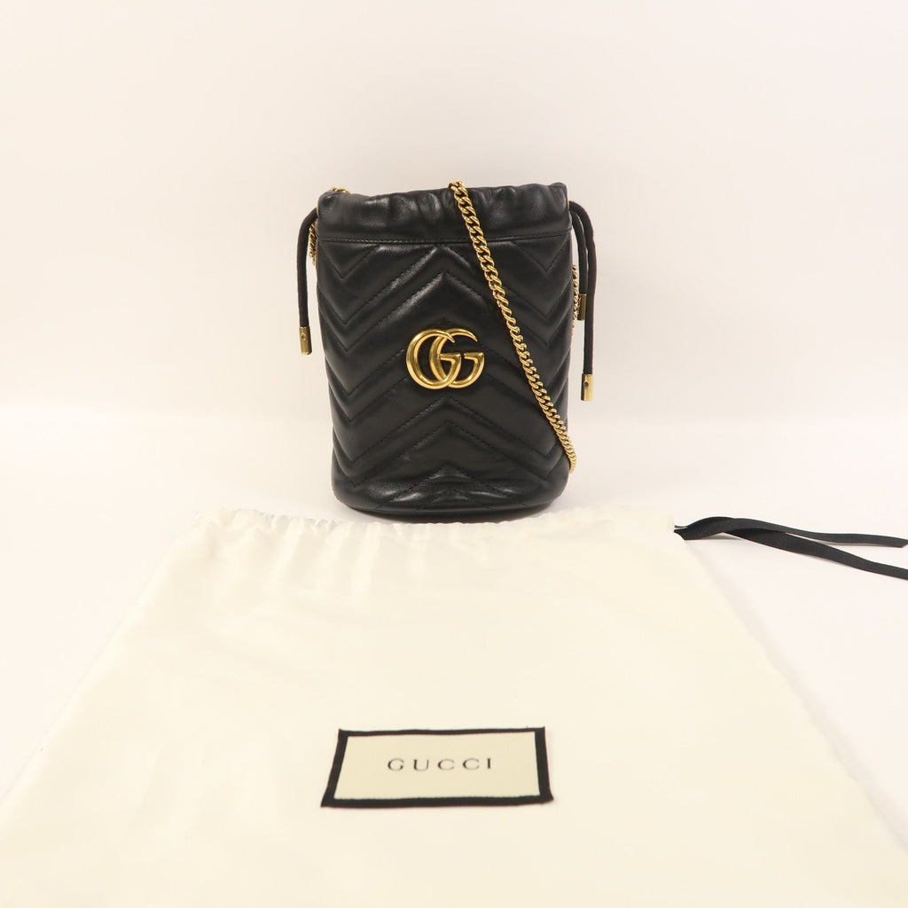Gucci GG Marmont Mini Bucket · Calfskin