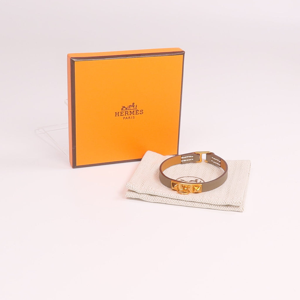 Hermès Rivale Mini · Étoupe · Swift Leather