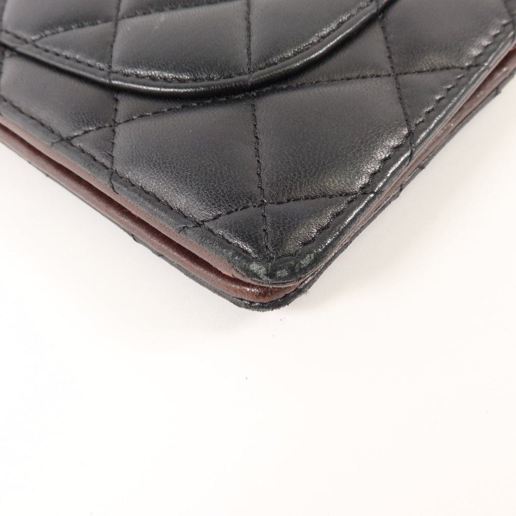 Chanel CC Bifold Wallet · Lambskin