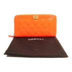 Chanel Boy · Patent Leather Long Wallet